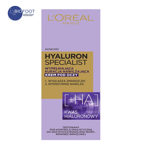 Loreal Paris Hyaluron Specialist Eye Cream 15ml - Image 2