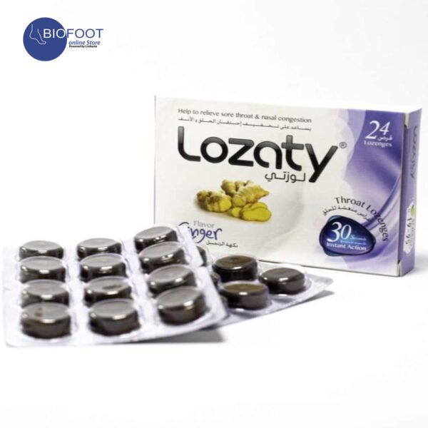 Lozaty Throat Lozenges Ginger 24Lozenges - Image 2