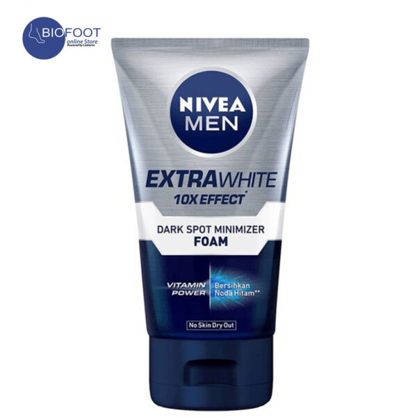 Nivea Men Extra White 10X Dark Spot Minimizer Foam 100ml