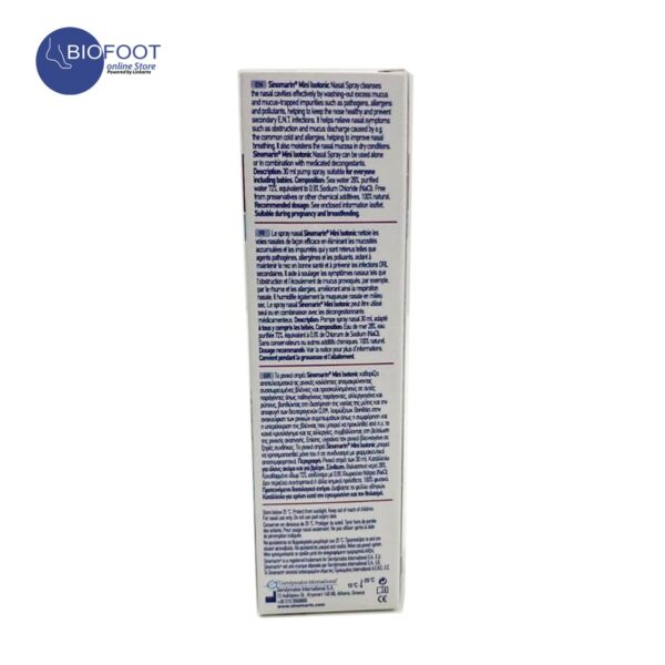 Sinomarin Mini Isotonic Spray 0.9% 30ml - Image 2