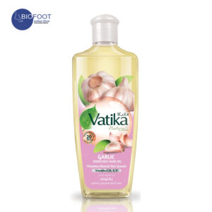 Vatika Naturals Garlic Enriched Hair Oil  Growth & Strength Vitamins A,E,F - 300ml