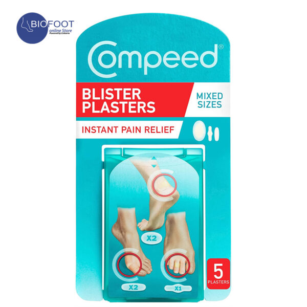 Compeed Instant Pain Relief Blister Plasters Mixed Size 5pcs