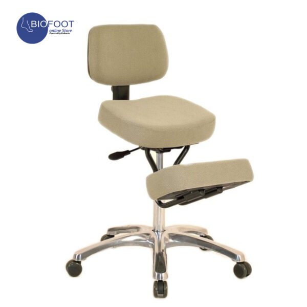 Jobri Jazzy Kneeling Chair with Back Support Chair Beige F1446BE