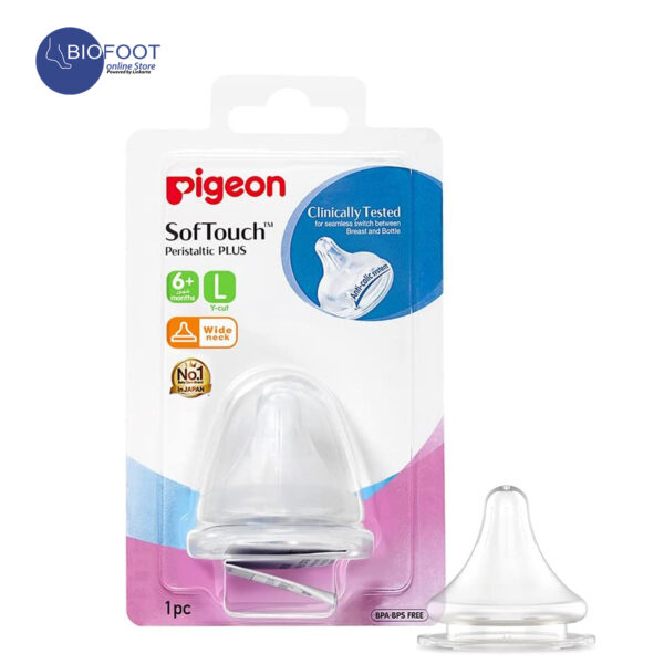 Pigeon Soft Touch Peristaltic Plus Wide Neck 6+