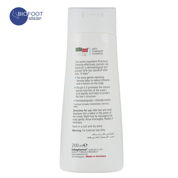 Sebamed Anti-Dandruff Shampoo 200ml - Image 2