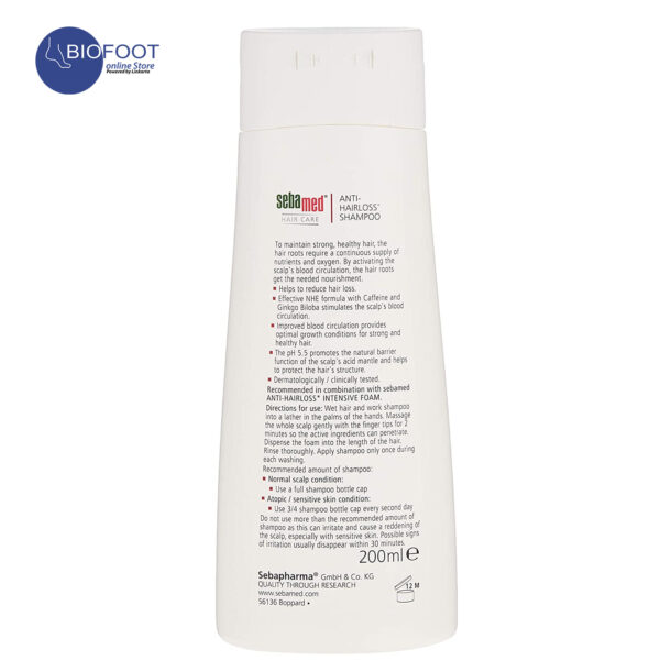 Sebamed Anti-Hair Loss Shampoo 200ml - Image 3