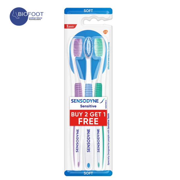 Sensodyne Sensitive Soft Toothbrush Pack of 3pcs
