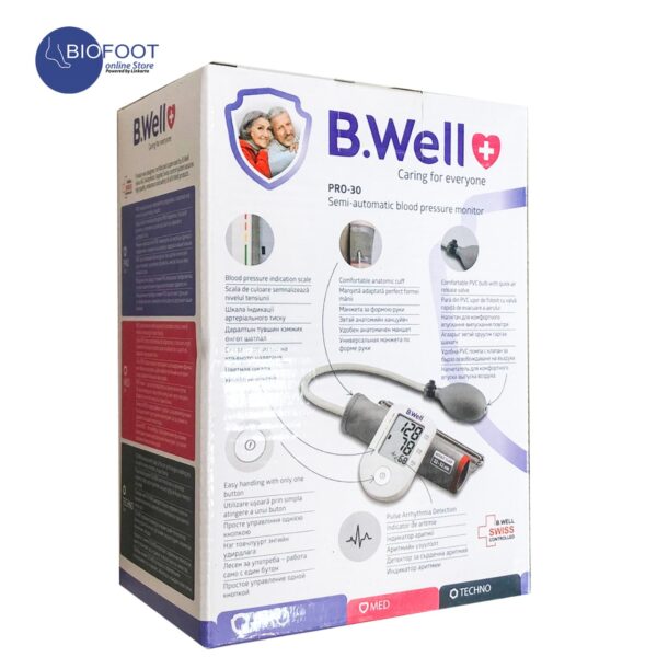 B.Well PRO-30 Semi Automatic Blood Pressure Monitor High Accuracy Measurements - Image 3