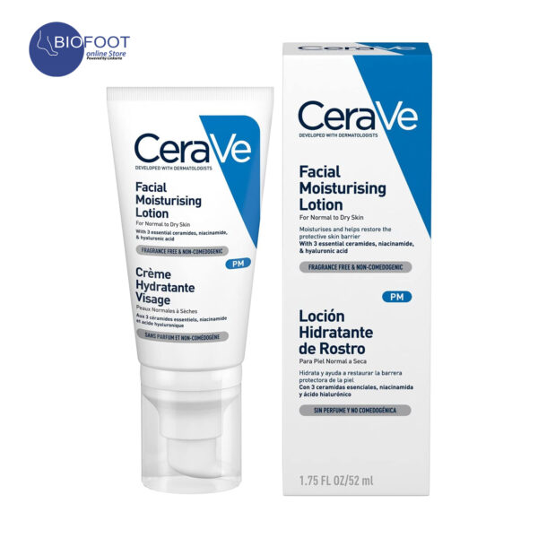 Cerave PM Facial Moisturizing Lotion for Normal to Dry Skin 52ml