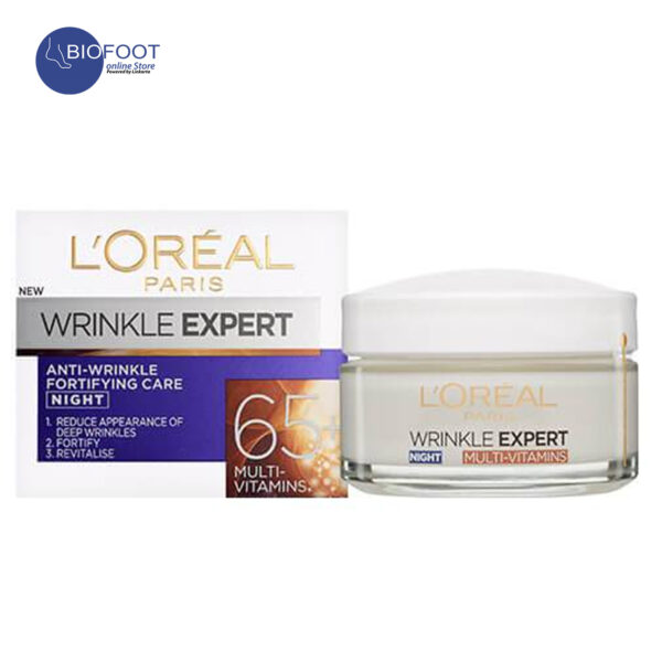 Loreal Paris Wrinkle Expert 65+ Multivitamins Night Cream 50ml - Image 2