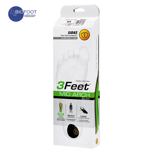 Sidas 3Feet Mid Arch Slim Insole