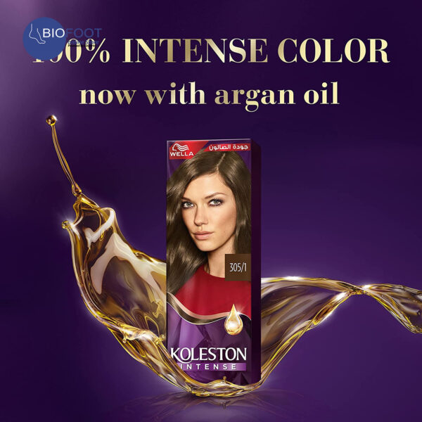 Wella Koleston Hair Color Cream Blue Black 301/0 100ml - Image 3