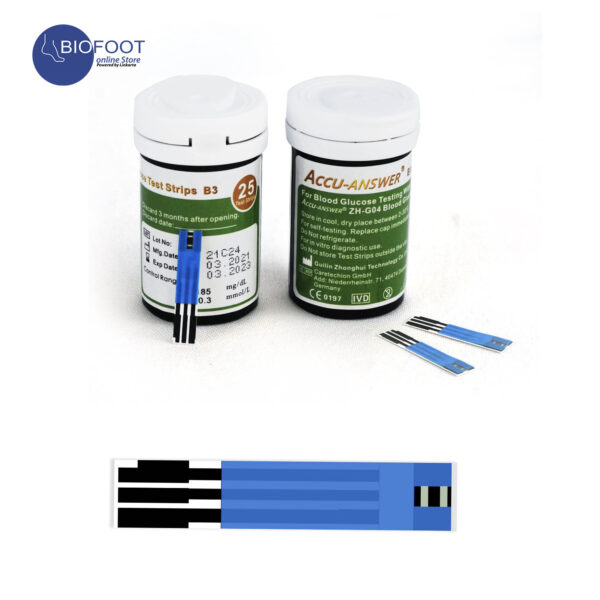 Accu-Answer Blood Glucose test Strips B3 50pcs - Image 3