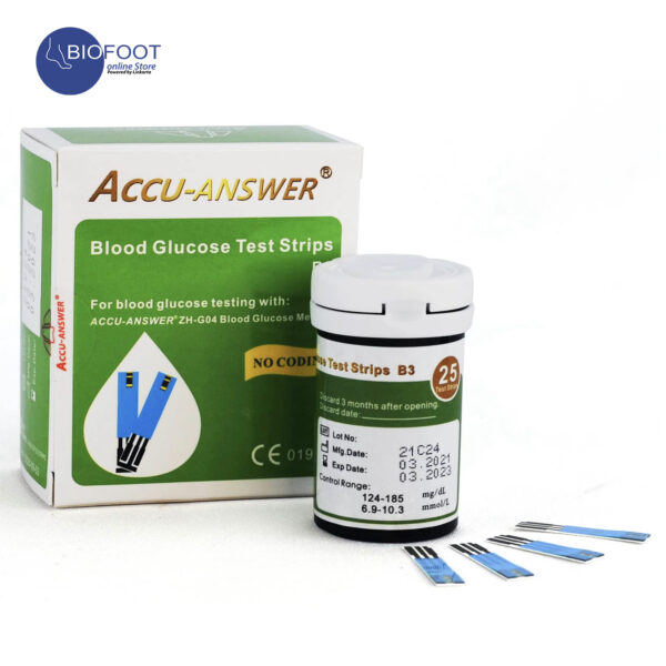 Accu-Answer Blood Glucose test Strips B3 50pcs