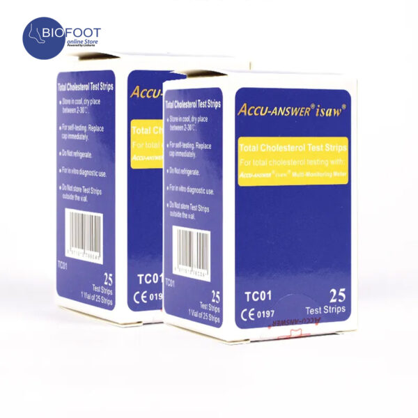 Accu-Answer isaw Blood Cholesterol Strips 25pcs - Image 2