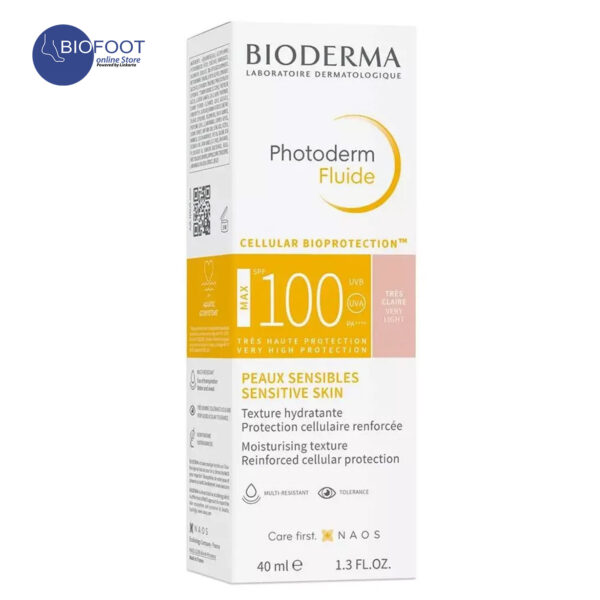 Bioderma Photoderm Fluide MAX SPF100 Tres Claire Very Light 40ml