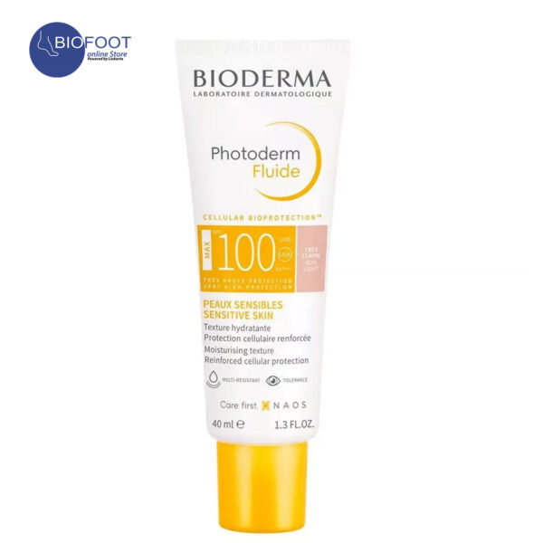 Bioderma Photoderm Fluide MAX SPF100 Tres Claire Very Light 40ml - Image 2