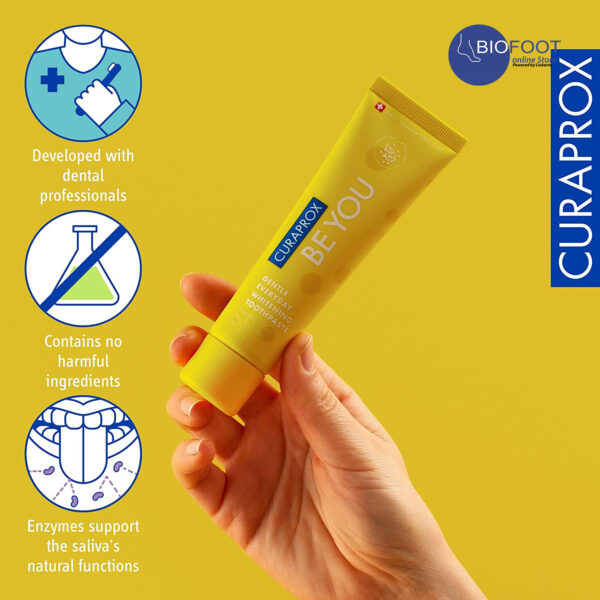 Curaprox Be You Grapefruit + Bergamot Gentle Everyday Whitening T/P 60ml - Image 5