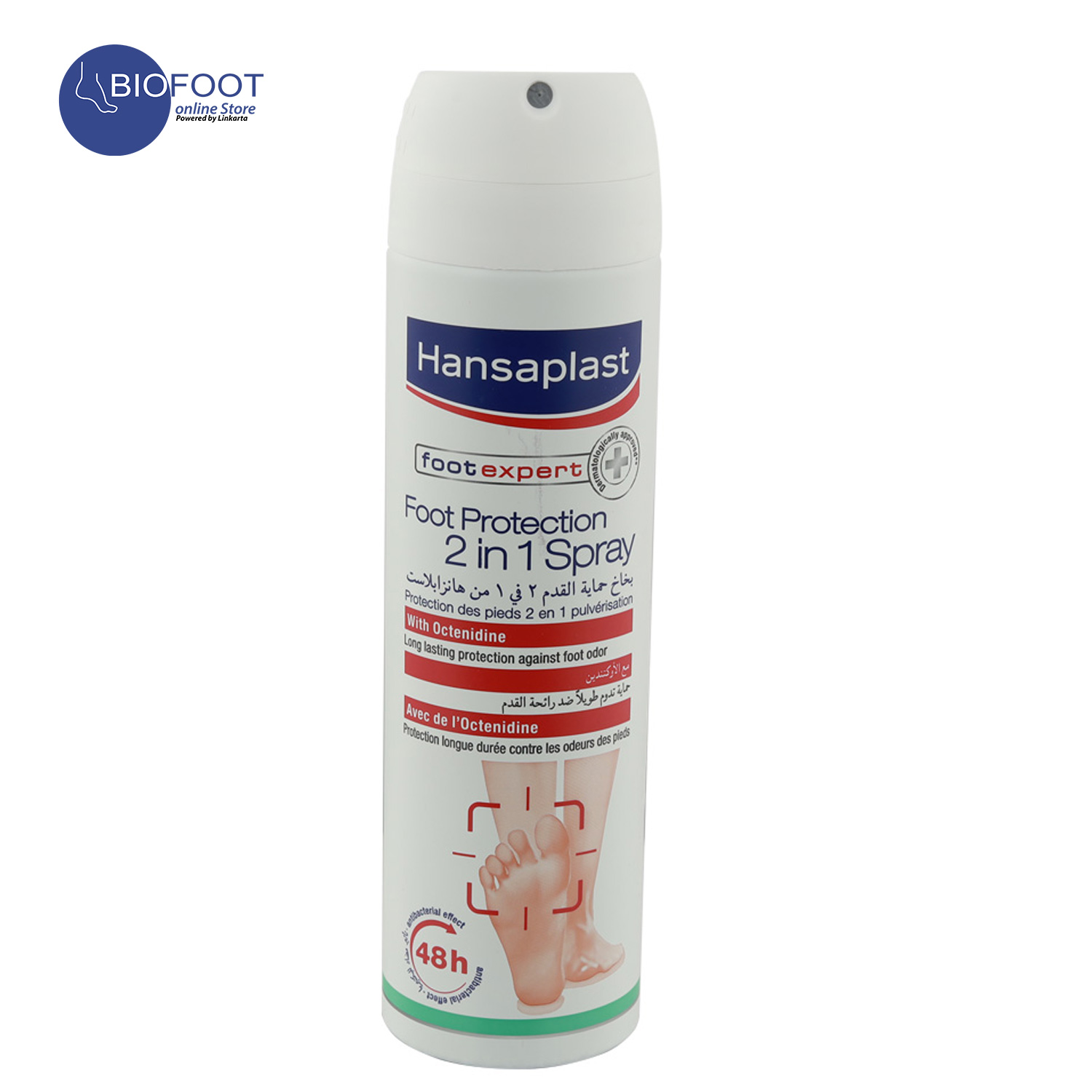 Hansaplast Foot Protection 2in1 Spray 150ml Online Shopping Dubai, UAE |  Linkarta