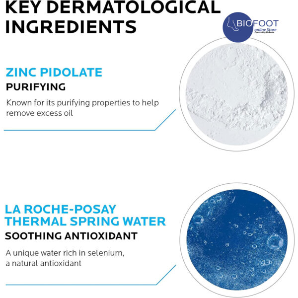 LA Roche Posay Effaclar Gel Moussant Purifiant 400ml - Image 3