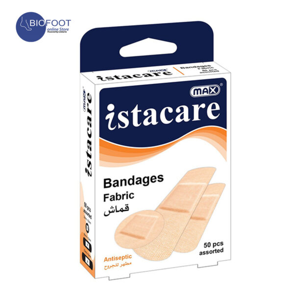 Max Istacare Bandage Fabric 50pcs Assorted