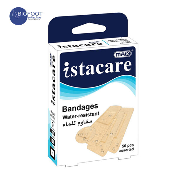 Max Istacare Bandage Water Resistant 50pcs Assorted
