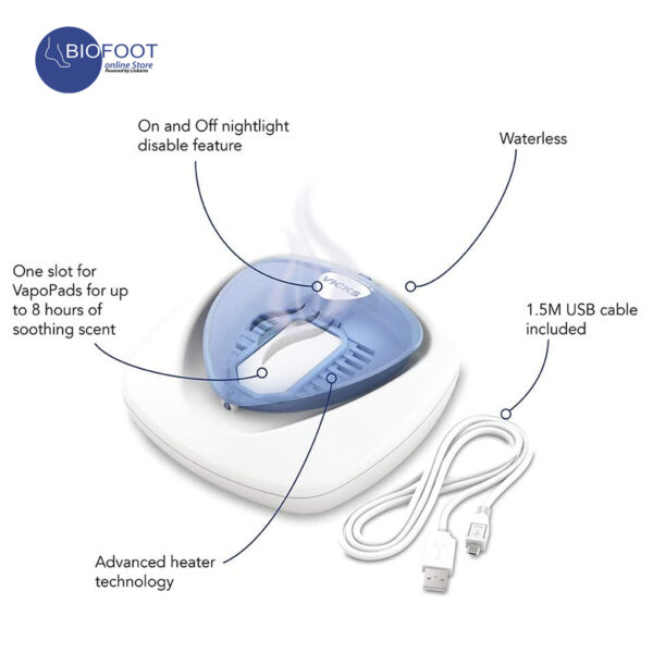 Vicks Portable Waterless Diffuser Vh1800EU - Image 5