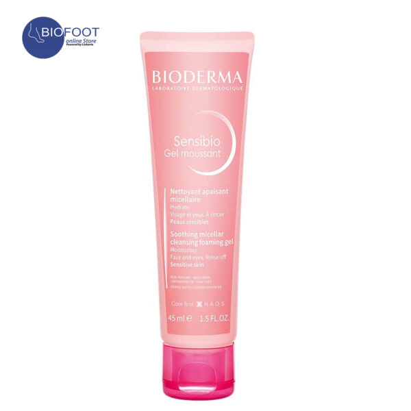 Bioderma Sensibio Gel Moussant Cleansing Foaming Gel For Sensitive Skin 45ml