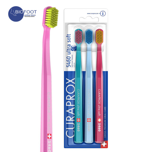 Curaprox 5460 Ultra Soft Toothbrush Pack of 3pcs