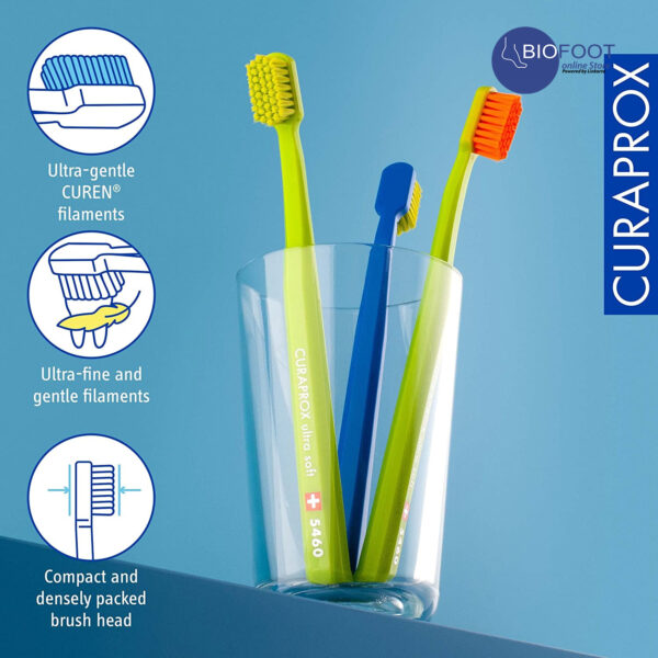 Curaprox 5460 Ultra Soft Toothbrush Pack of 3pcs - Image 2