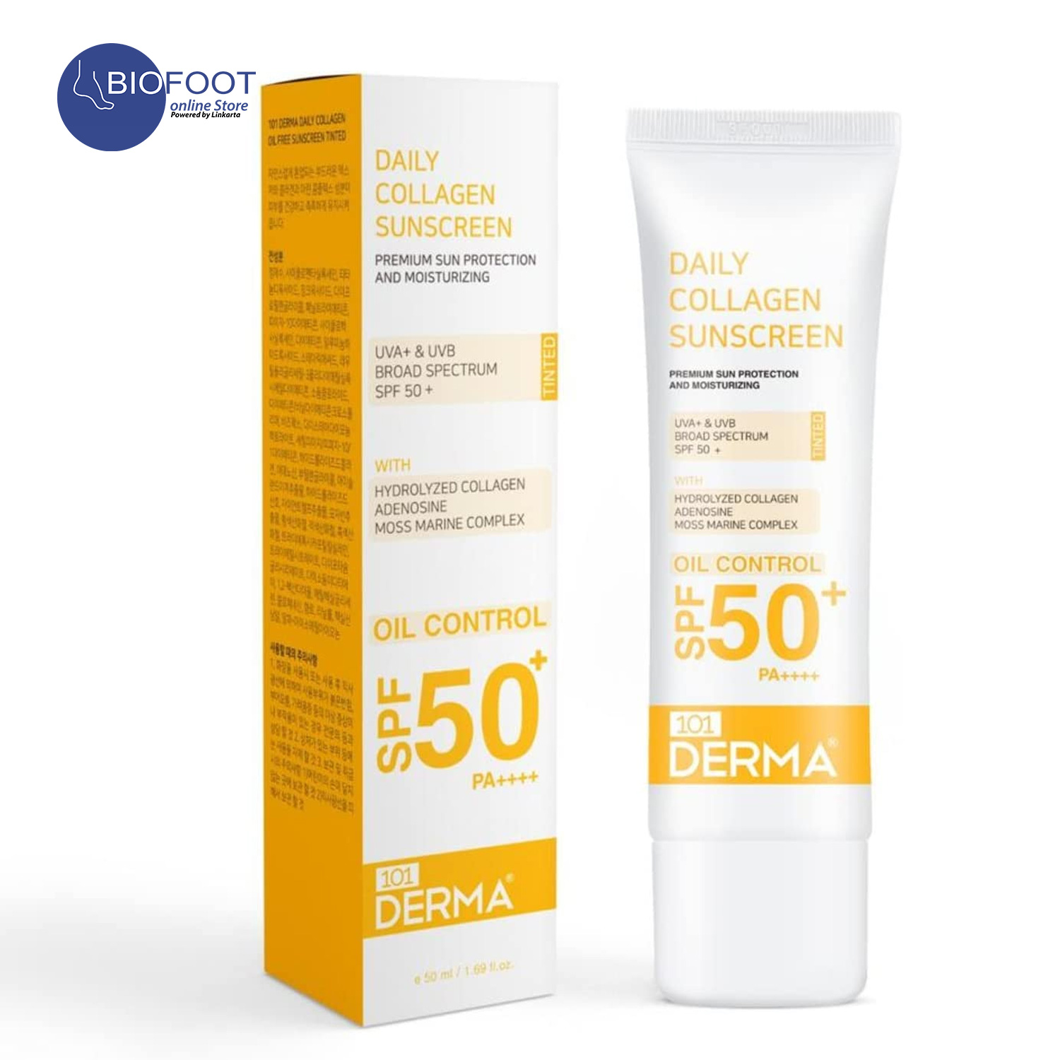 Derma 101 Daily Collagen Sunscreen Tinted SPF50+ 50ml Online Shopping  Dubai, UAE | Linkarta