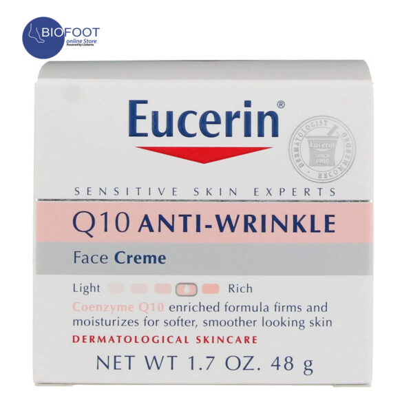 Eucerin Q10 Anti Wrinkle Face Cream Light Rich 48g