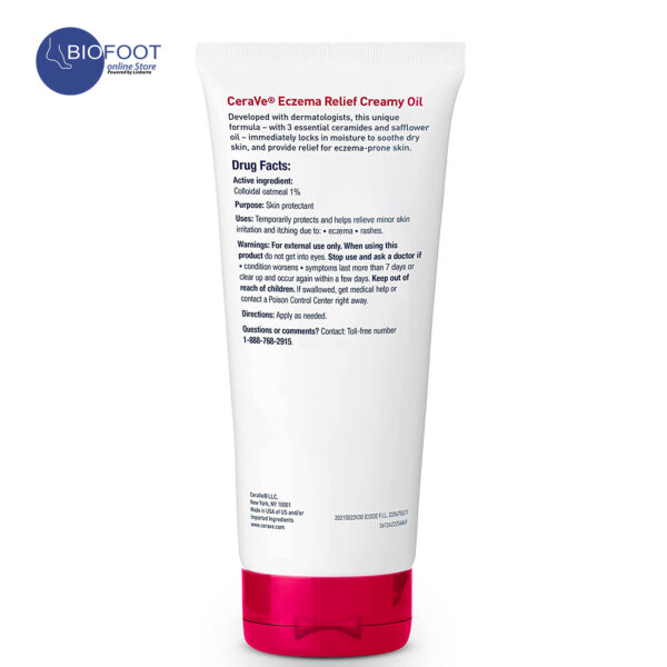 CeraVe Eczema Relief Creamy Oil 100ml - Image 2