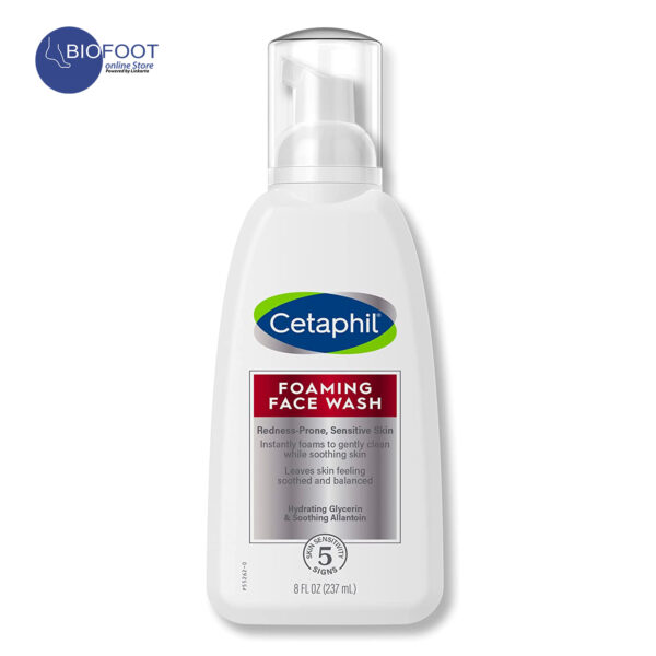 Cetaphil Foaming Face Wash Redness, Prone, Sensitive Skin 237ml