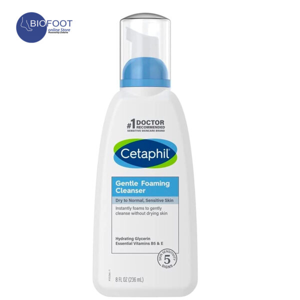 Cetaphil Gentle Foaming Cleanser dry to Normal Skin, Sensitive Skin 236ml