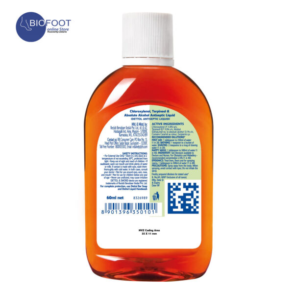 Dettol Antiseptic Liquid 60ml - Image 2
