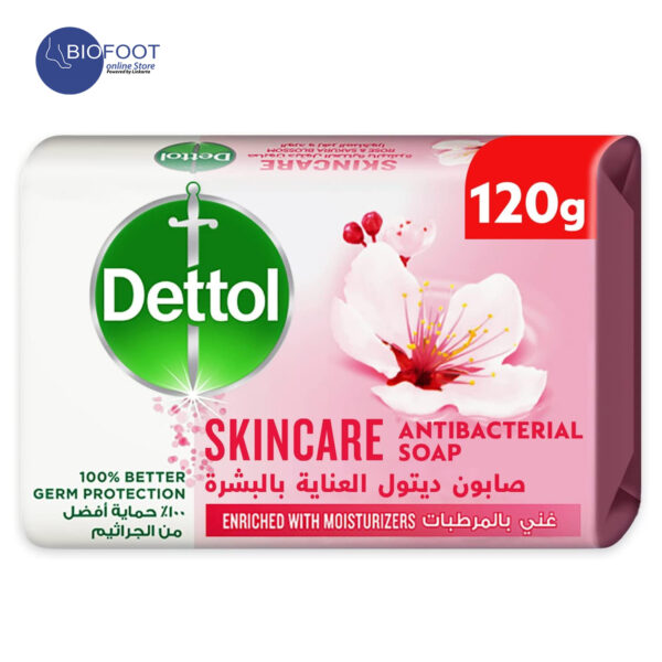 Dettol Skin Care Antibacterial Soap Enriched with Moisturizers 120g