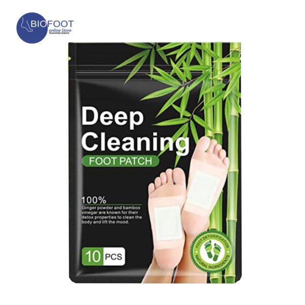 Disunie Foot Patches Deep Cleaning Bamboo Charcoal & Green Tea 10pcs