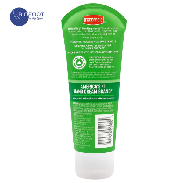 Okeeffes Working Hand Cream Guaranteed Relief 85g - Image 2