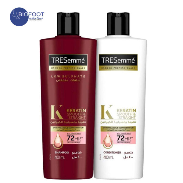 TRESemme Keratin Smoot & Straight Shampoo and Conditioner 400ml