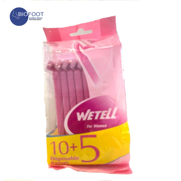 Wetell Disposable Razor for Women Pink 15pcs