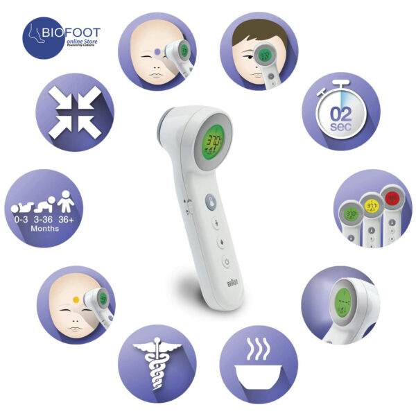 BRAUN No Touch + Touch Thermometer BNT 400EE - Image 3