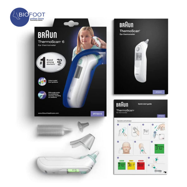 BRAUN Thermoscan 6 Ear Thermometer IRT6515 - Image 3