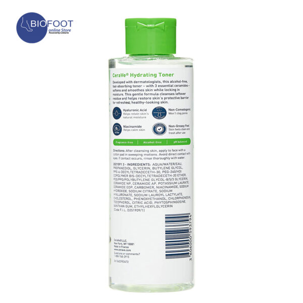 Cerave Hydrating Toner for Normal Skin to Dry Skin 200ml - Image 2