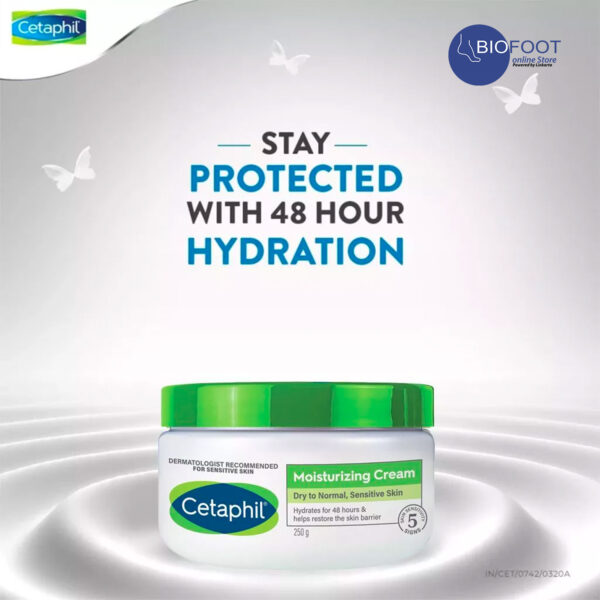 Cetaphil Moisturizing Cream Dry to Normal, Sensitive Skin 250g - Image 2