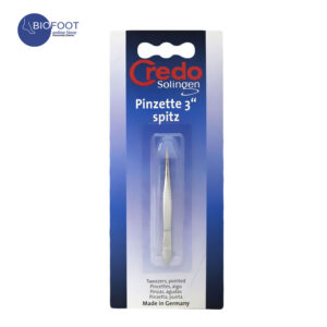 Credo Tweezer 3'' Lopsided Nickel Plated Blaster 13510