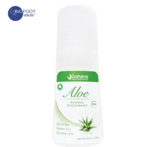 Grahams Aloe Mineral Deodorant Roll 65ml