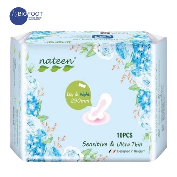 Nateen Sensitive & Ultra Thin Day & Night 290mm 10 Pads