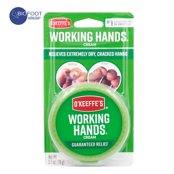 Okeeffes Working Hand Cream Relives Extremely Dry, Cracked Hands 76g