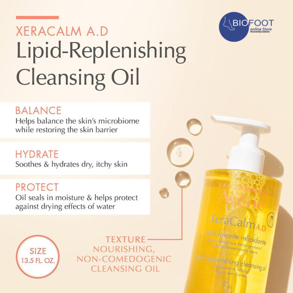 Avene Xeracalm A.D Lipid Replenishing Cleansing Oil - Image 4